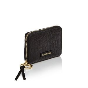 Elizabeth and James Zip Embossed Leather Card Case